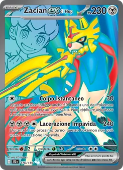 Carta Zacian-ex di Hop dell'espansione Avventure Insieme, numero 176/159