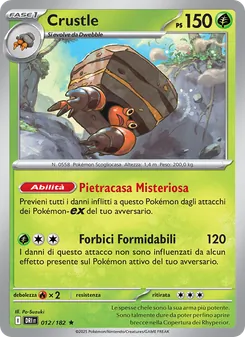 Carta Crustle dell'espansione Rivali Predestinati, numero 012/182