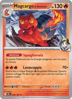 Carta Magcargo di Armonio dell'espansione Rivali Predestinati, numero 036/182