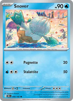 Carta Snover dell'espansione Rivali Predestinati, numero 059/182