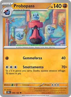 Carta Probopass dell'espansione Rivali Predestinati, numero 098/182