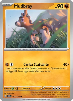 Carta Mudbray dell'espansione Rivali Predestinati, numero 107/182