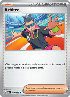 Carta Arbitro dell'espansione Rivali Predestinati, numero 167/182