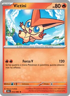 Carta Victini dell'espansione Luce Nera, numero 012/86