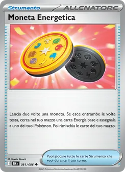 Carta Moneta Energetica dell'espansione Luce Nera, numero 081/86