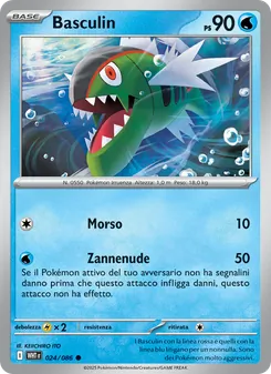 Carta Basculin dell'espansione Fuoco Bianco, numero 024/86