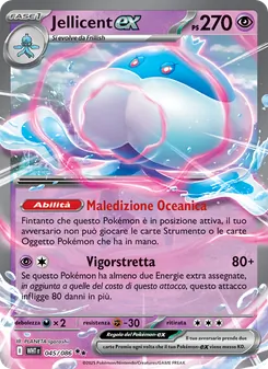 Carta Jellicent-ex dell'espansione Fuoco Bianco, numero 045/86