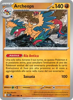 Carta Archeops dell'espansione Fuoco Bianco, numero 051/86