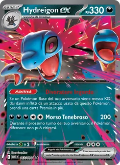 Carta Hydreigon-ex dell'espansione Fuoco Bianco, numero 067/86