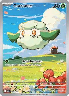 Carta Cottonee dell'espansione Fuoco Bianco, numero 090/86