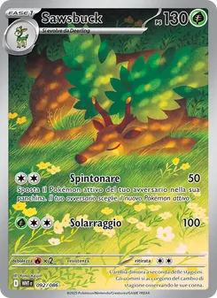 Carta Sawsbuck dell'espansione Fuoco Bianco, numero 092/86