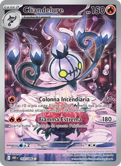 Carta Chandelure dell'espansione Fuoco Bianco, numero 103/86