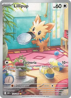 Carta Lillipup dell'espansione Fuoco Bianco, numero 154/86