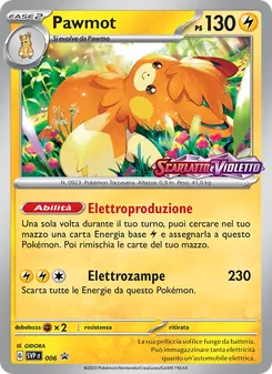 Carta Pawmot dell'espansione SVP Black Star Promos, numero 006/225