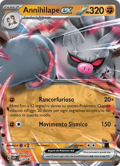 Carta Annihilape-ex dell'espansione SVP Black Star Promos, numero 032/225