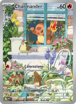 Carta Charmander dell'espansione SVP Black Star Promos, numero 044/225