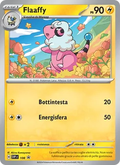 Carta Flaaffy dell'espansione SVP Black Star Promos, numero 108/225