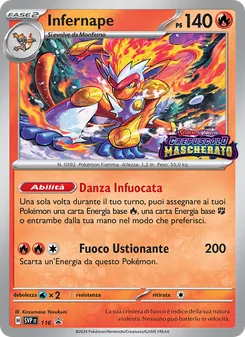 Carta Infernape dell'espansione SVP Black Star Promos, numero 116/225