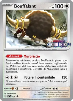 Carta Bouffalant dell'espansione SVP Black Star Promos, numero 136/225