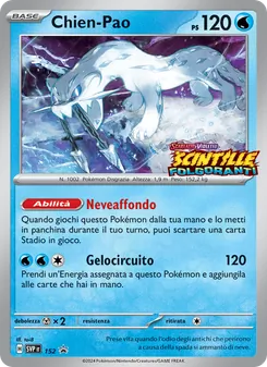 Carta Chien-Pao dell'espansione SVP Black Star Promos, numero 152/225