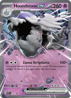 Carta Houndstone-ex dell'espansione SVP Black Star Promos, numero 162/225