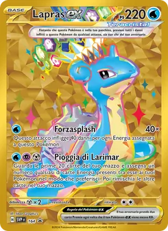 Carta Lapras-ex dell'espansione SVP Black Star Promos, numero 164/225
