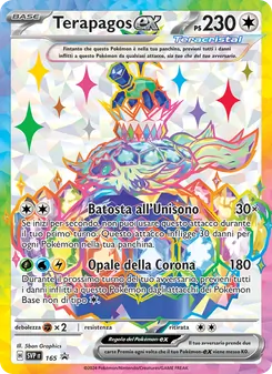 Carta Terapagos-ex dell'espansione SVP Black Star Promos, numero 165/225