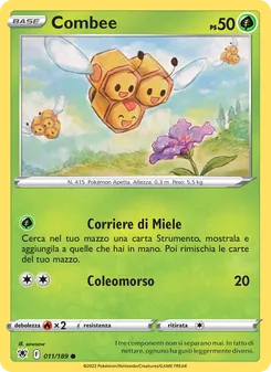 Carta Combee dell'espansione Lucentezza Siderale, numero 011/189