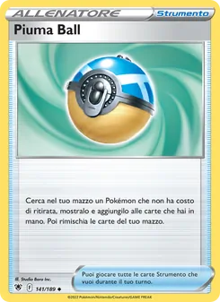 Carta Piuma Ball dell'espansione Lucentezza Siderale, numero 141/189