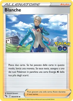 Carta Blanche dell'espansione Pokémon GO, numero 064/78