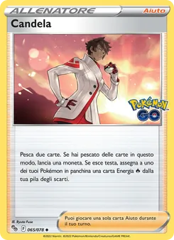 Carta Candela dell'espansione Pokémon GO, numero 065/78