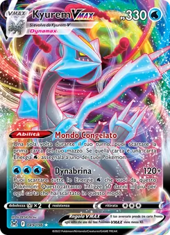 Carta Kyurem VMAX dell'espansione Origine Perduta, numero 049/196