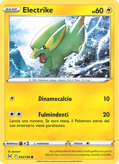 Carta Electrike dell'espansione Origine Perduta, numero 054/196