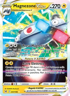 Carta Magnezone V ASTRO dell'espansione Origine Perduta, numero 057/196
