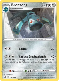 Carta Bronzong dell'espansione Origine Perduta, numero 126/196