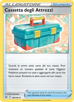 Carta Cassetta degli Attrezzi dell'espansione Origine Perduta, numero 168/196