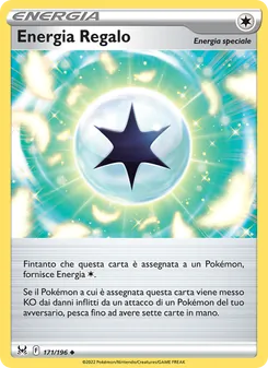 Carta Energia Regalo dell'espansione Origine Perduta, numero 171/196
