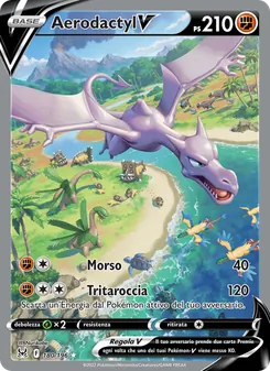 Carta Aerodactyl V dell'espansione Origine Perduta, numero 180/196