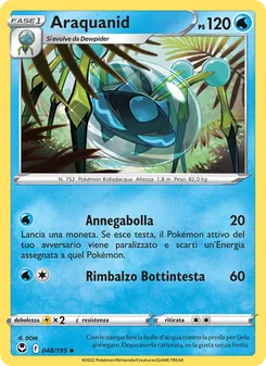 Carta Araquanid dell'espansione Tempesta Argentata, numero 048/195