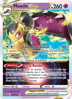Carta Mawile V ASTRO dell'espansione Tempesta Argentata, numero 071/195