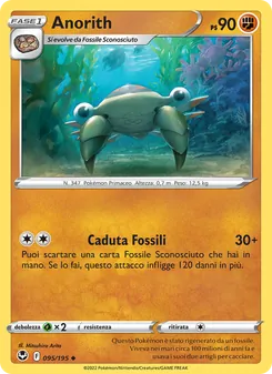 Carta Anorith dell'espansione Tempesta Argentata, numero 095/195
