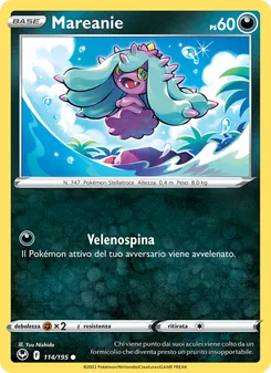 Carta Mareanie dell'espansione Tempesta Argentata, numero 114/195