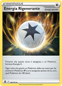 Carta Energia Rigenerante dell'espansione Tempesta Argentata, numero 168/195