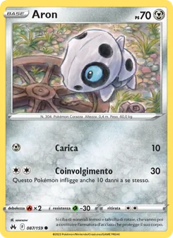 Carta Aron dell'espansione Zenit Regale, numero 087/159