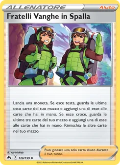 Carta Fratelli Vanghe in Spalla dell'espansione Zenit Regale, numero 126/159