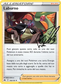 Carta Laburno dell'espansione Zenit Regale, numero 140/159