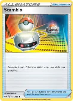 Carta Scambio dell'espansione Zenit Regale, numero 144/159