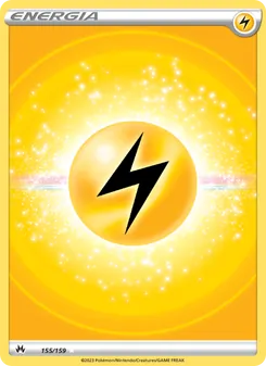 Carta Energia Lampo dell'espansione Zenit Regale, numero 155/159