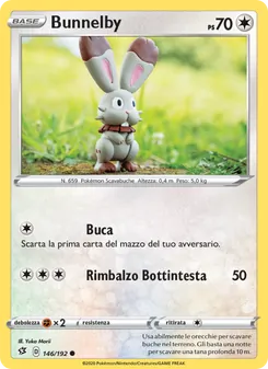 Carta Bunnelby dell'espansione Fragore Ribelle, numero 146/192