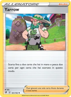 Carta Yarrow dell'espansione Fragore Ribelle, numero 161/192